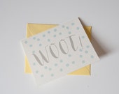 Greeting Card - Woot! Card - Congratulations - Graduation - Wedding - New Baby - Anytime Il_170x135