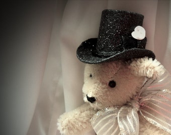 Wedding Cake Topper ~ Top Hat ~ Custom Size ~ Custom Color ~ Handmade ~ Ready to Ship