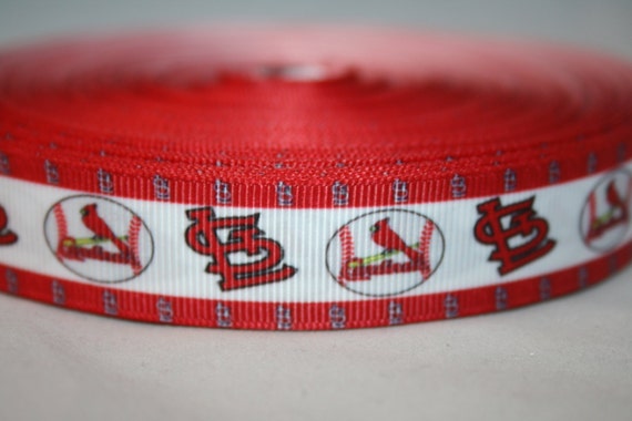 ST. LOUIS CARDINALS Printed ribbon or bow by TheRibbonObsession