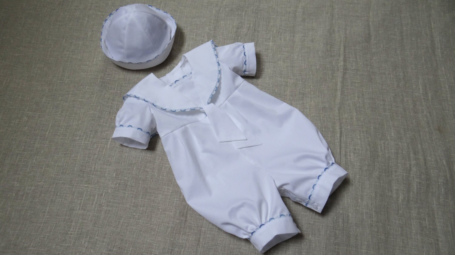 Tenue de coton bébé garçon baptême baptême enfants vêtements