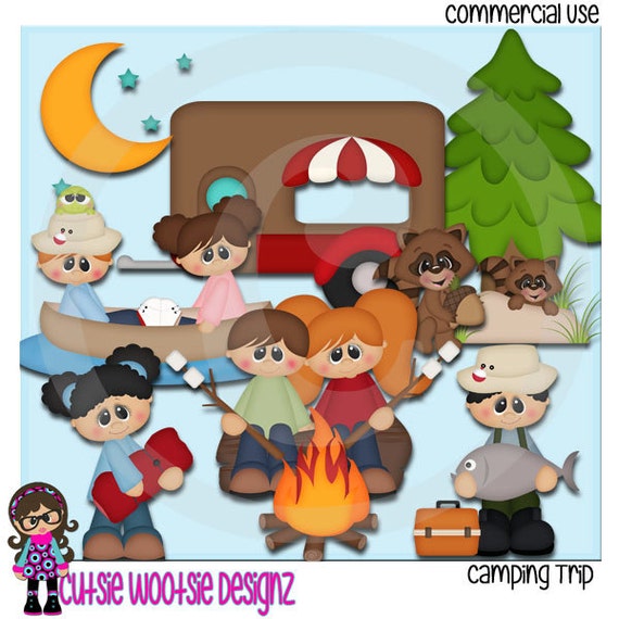 Camping Trip Clip art Clipart Graphics Commercial Use