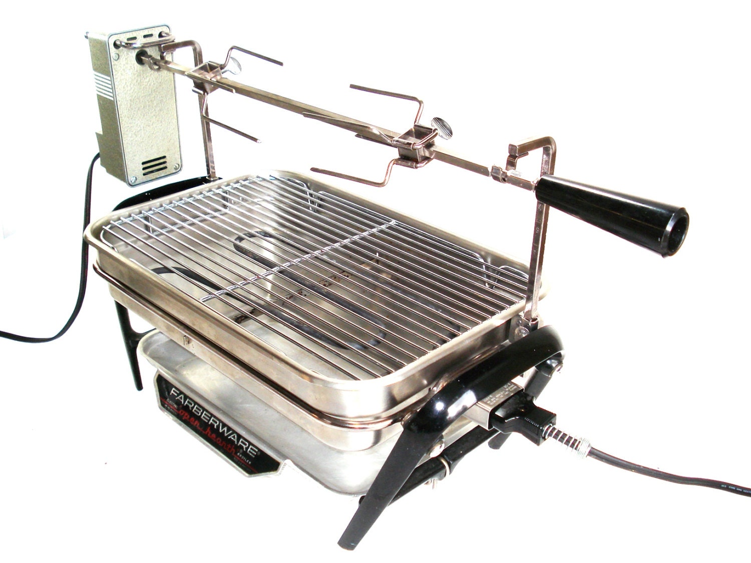 Vintage Farberware Open Hearth Electric Broiler Grill
