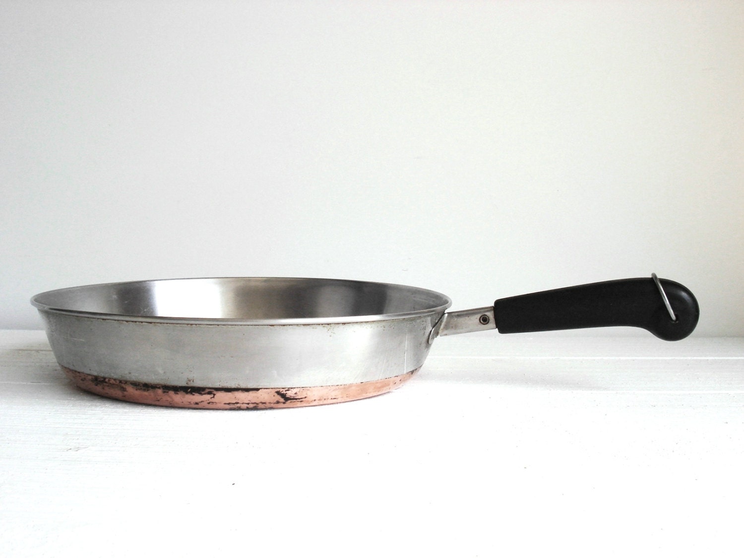 vintage copper bottom revere ware large 12 inch fry pan vintage copper bottom revere ware large 12 inch fry pan