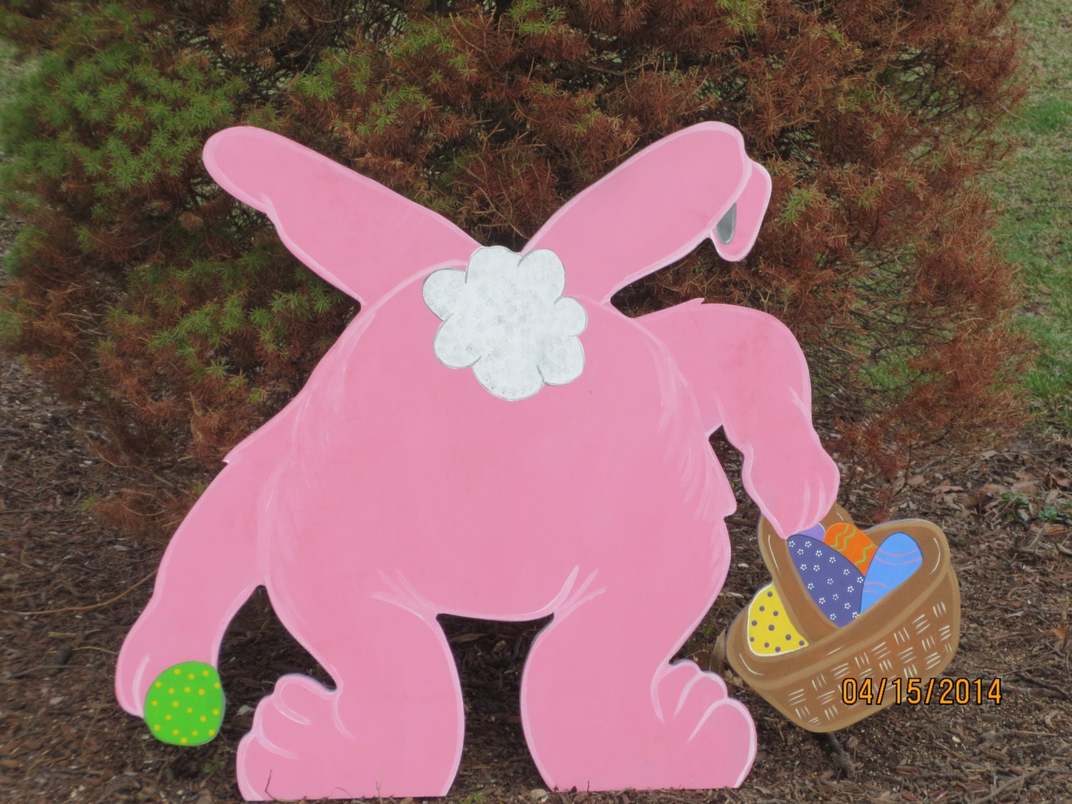 easter bunny hidin eggs outdoor wood yard art by easter bunny hidin eggs outdoor wood yard art by