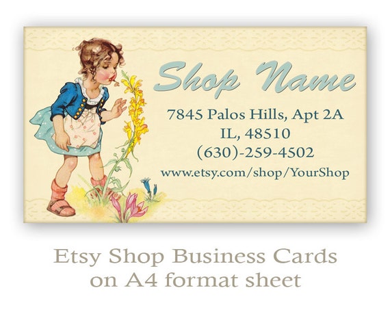 etsy business cards
