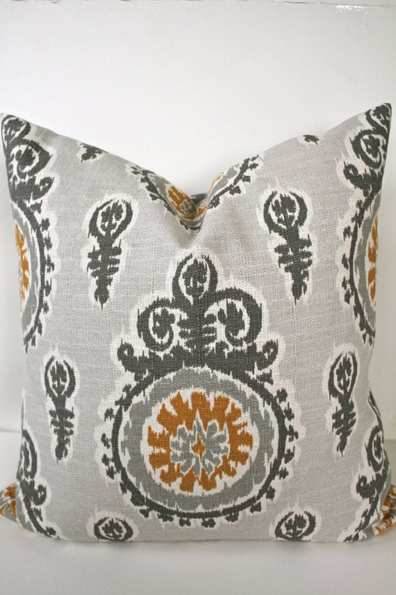 soft gray throw pillows