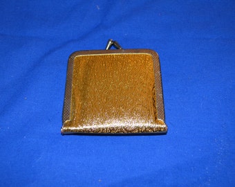 ON SALE Vintage Gold Portable Mirror for Your Purse