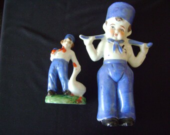 1950's Circa Vintage Dutch Boys Figurine