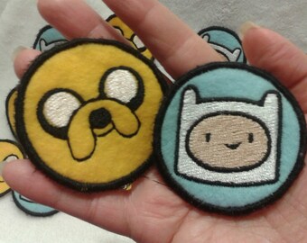 Adventure Time! Finn and Jake Sew On Patches
