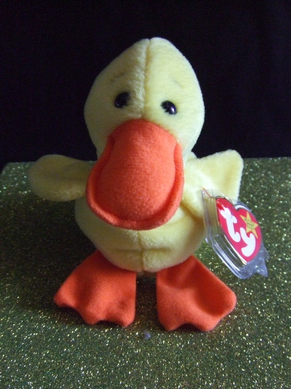 Quackers the Duck Beanie Babies Collection-Retired