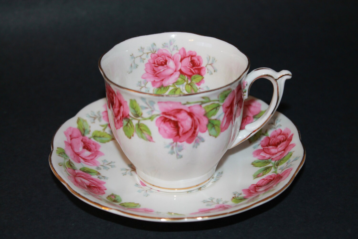 BELL Fine Bone China Teacup and Saucer Set Lady