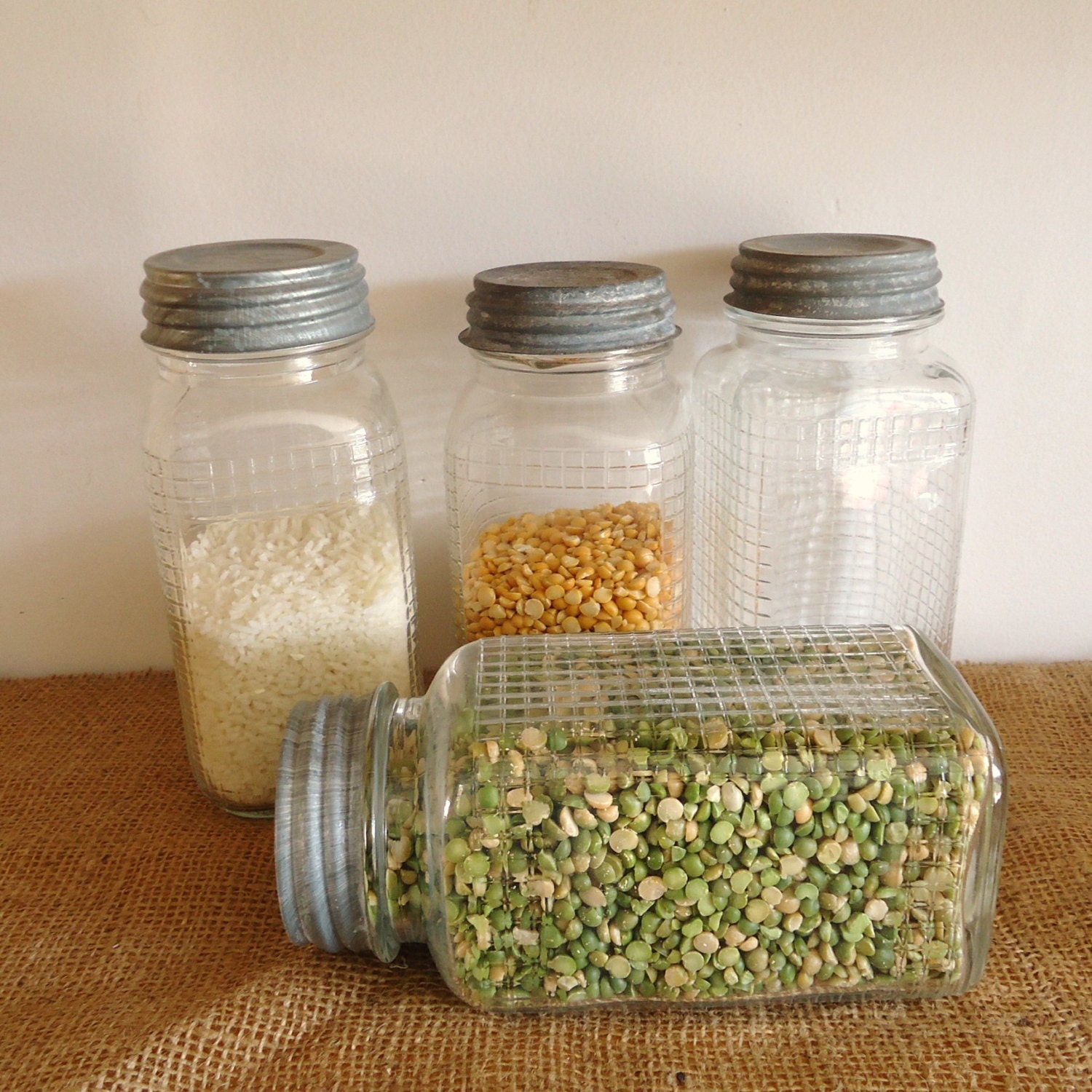 Kitchen Wooden Jars For Storage