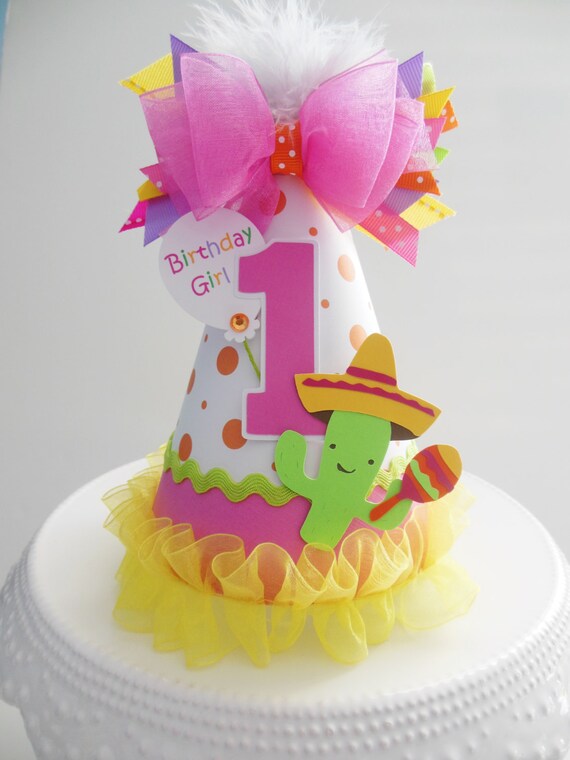 Lil' Fiesta Time - Cinco de Mayo - Birthday Party Hat - Personalized Il_570xn