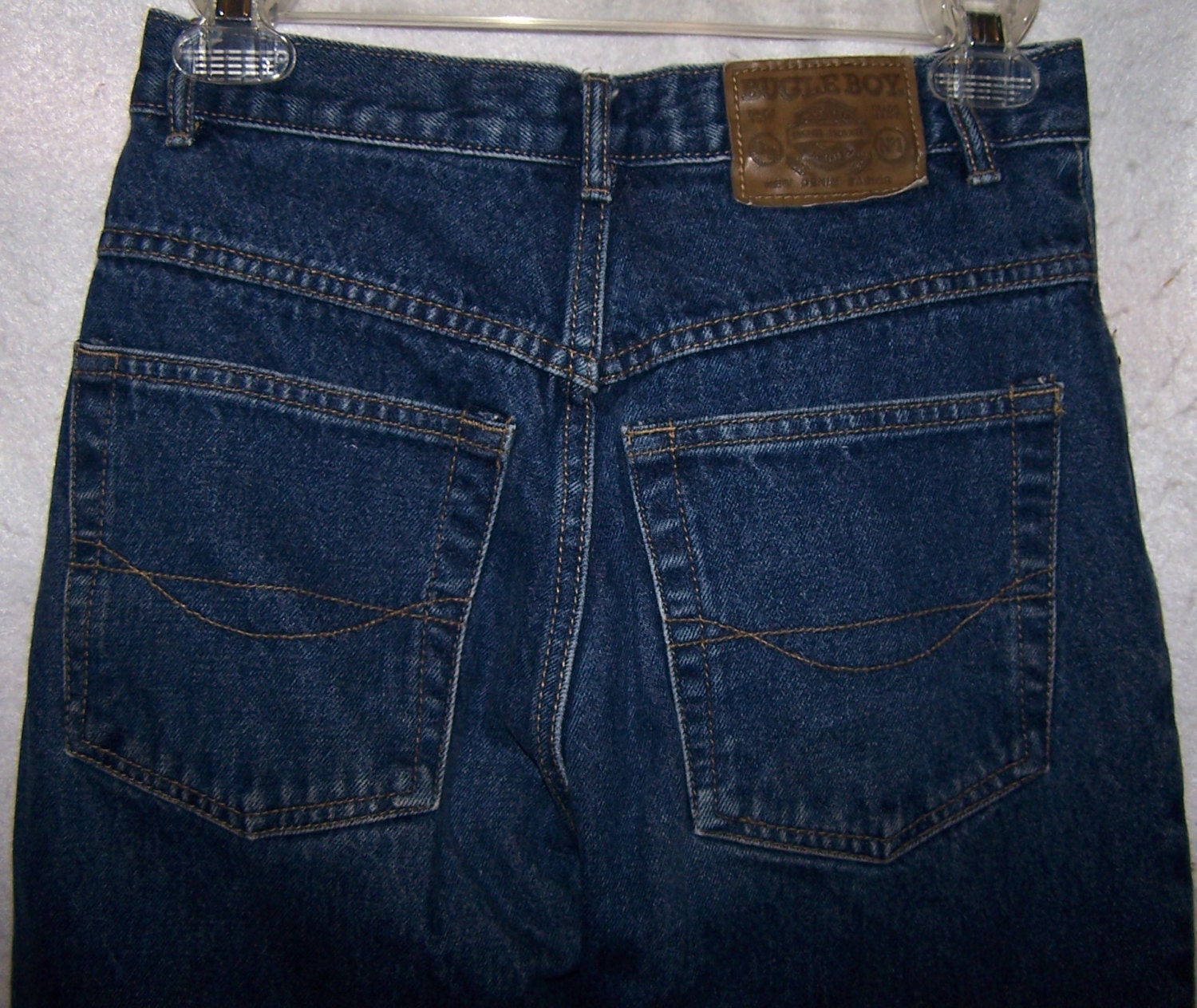 vintage 90's Jeans Bugle Boy Blue Jeans Dark Denim
