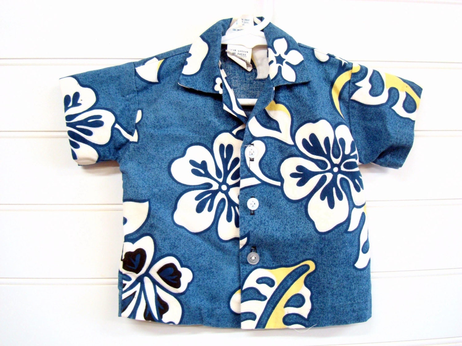 Vintage Baby Boy Hawaiian shirt With Matching Shorts