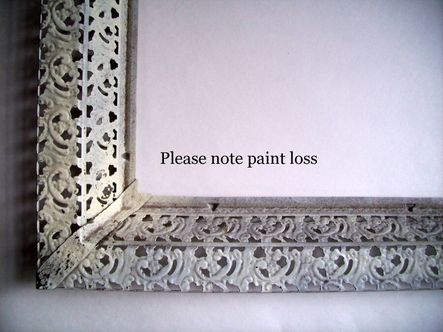 Vintage Tin Frames Lighting Set of 2 Hollywood Regency Metal