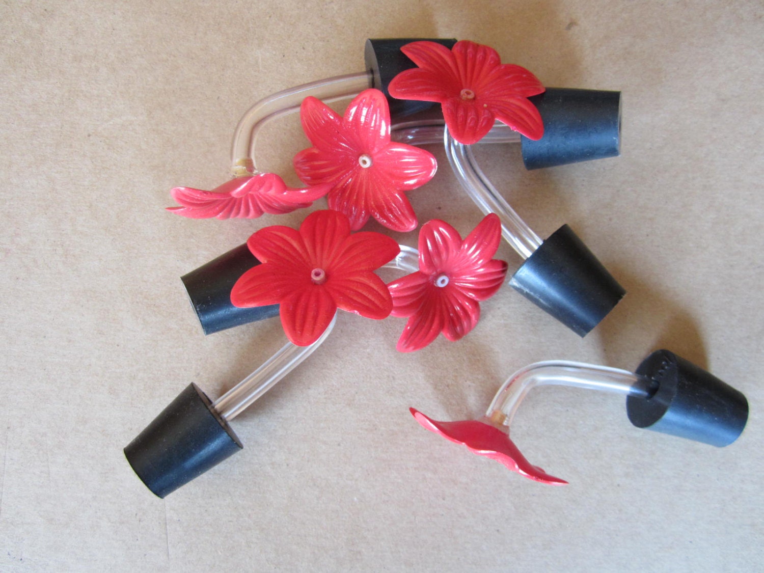 Hummingbird feeder tubes set of 6 2 free8 pcs