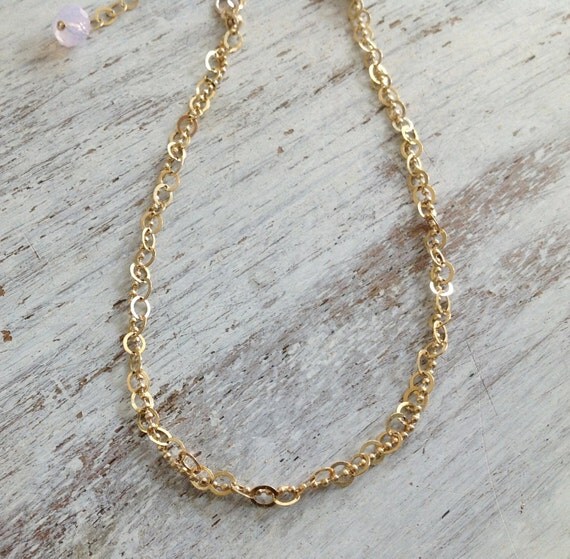 Gold bracelet simple gold bracelet chain bracelet by Avnis on Etsy