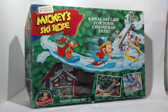 mickey s ski slope ski lift for a christmas tree from mr mickey s ski slope ski lift for a christmas tree from mr
