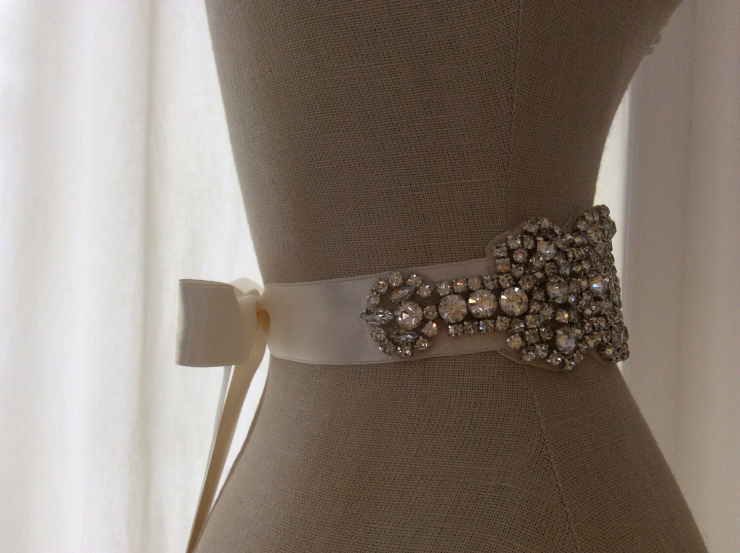 Crystal Wedding Sash Wedding Sash Bridal by AshleighMalangoneNY