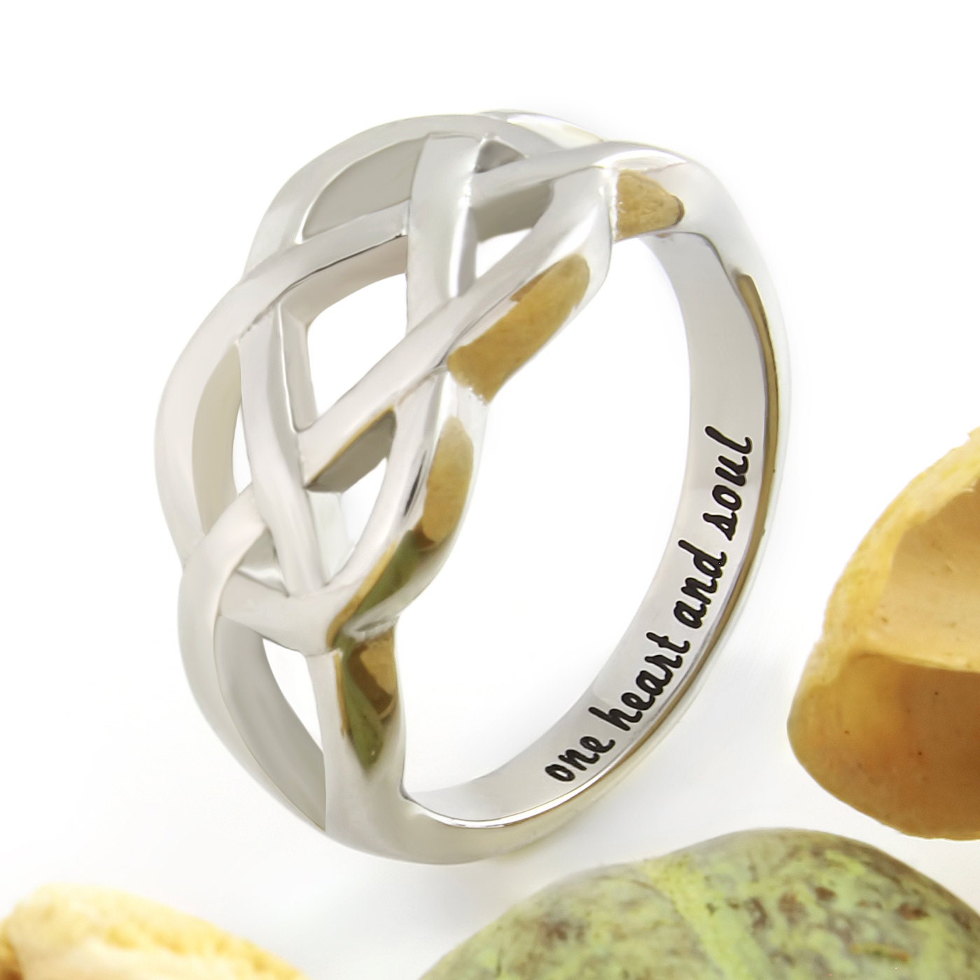 Infinity Ring Promise Ring Infinity Symbol Ring One Heart by Tzaro