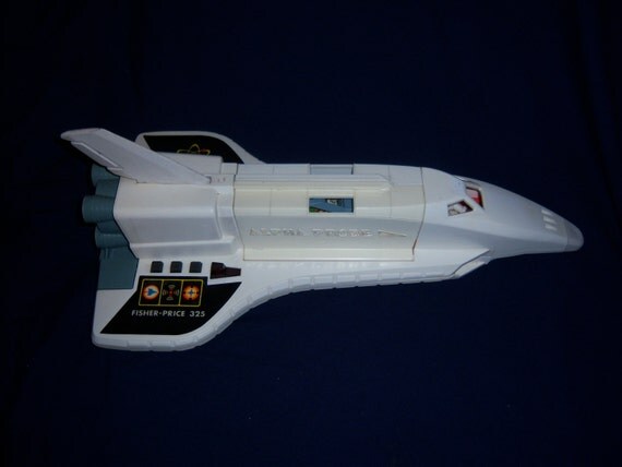 1979 FISHER PRICE Toys Alpha Probe Space Shutte Rocket with