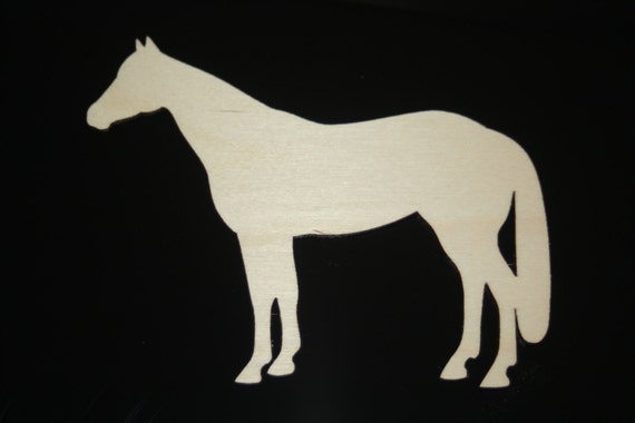 Wooden horse cutout large