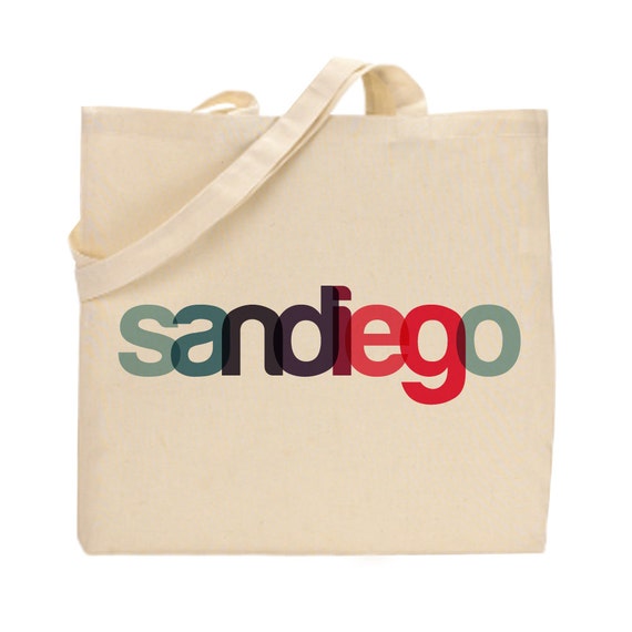 San Diego Tote Bag | San Diego Wedding Gift | San Diego Gift | San ...