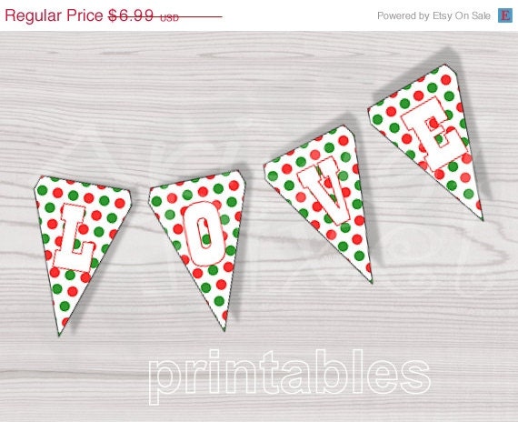 ON SALE 50 % OFF Printable flag with letter for personalized garlang, bunting bunner, party decoration Diy alphabet pennant Instant Download Il_570xn