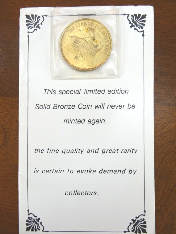 Year of The Bible 1983 Bronze Coin. Charleston Mint.