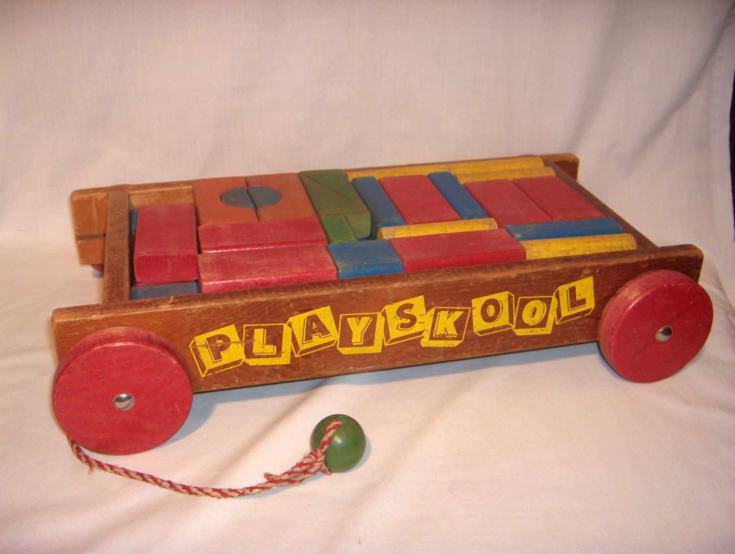 playskool wagon wooden blocks