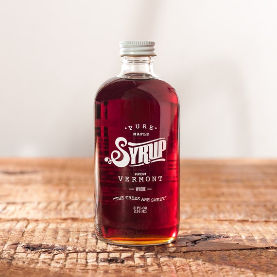 Grade A Dark Vermont Maple Syrup 100 Natural by