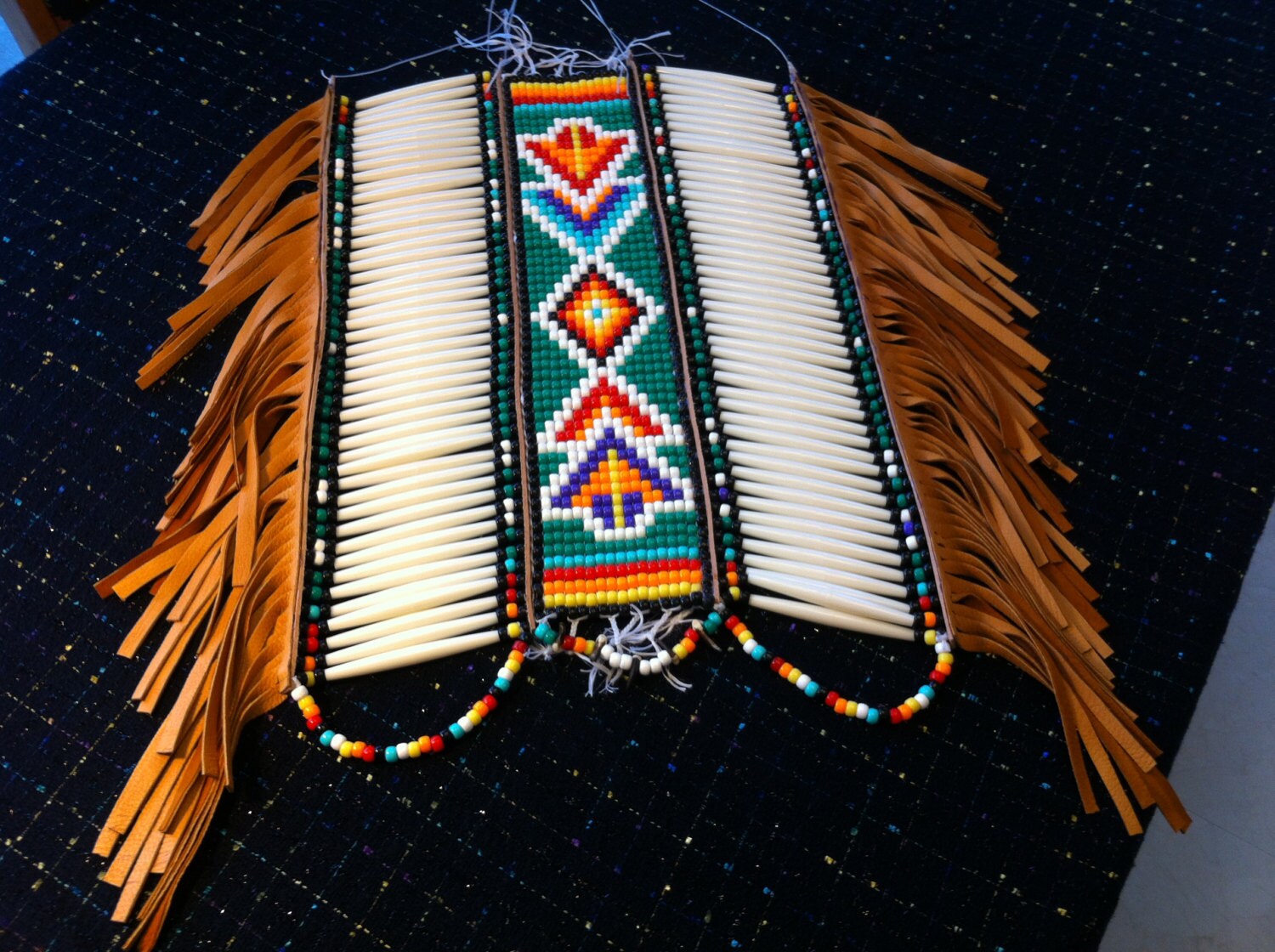 Native American Woodland Iroquois PowWow BreastPlate with