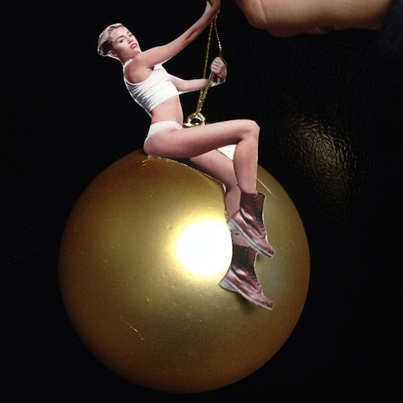 miley cyrus wrecking ball christmas ornament order by 12 15 miley cyrus wrecking ball christmas ornament order by 12 15