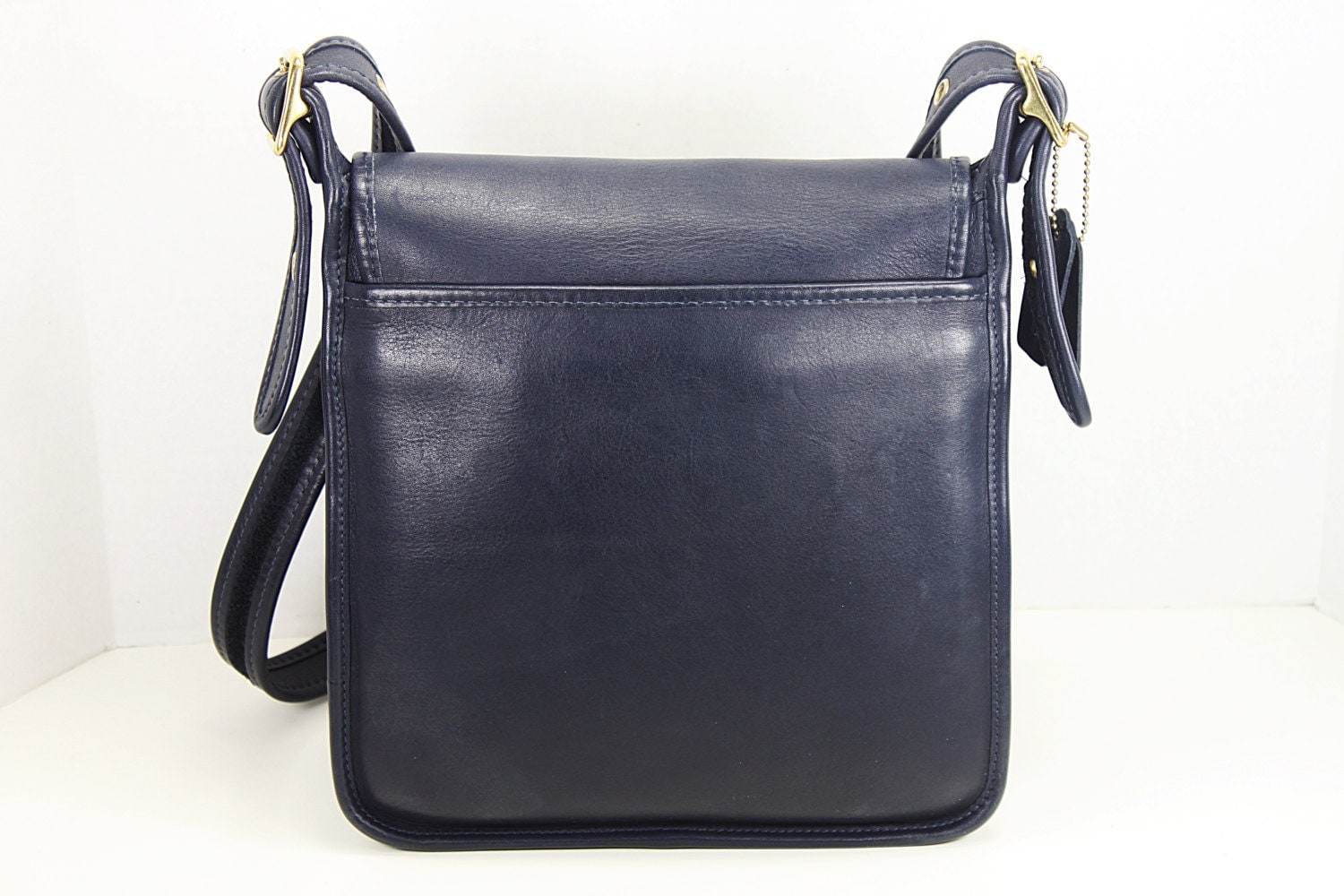 navy blue crossbody bag leather