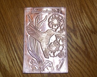 Vintage, Collectible Postcard, Kopper Kard, Hummingbird