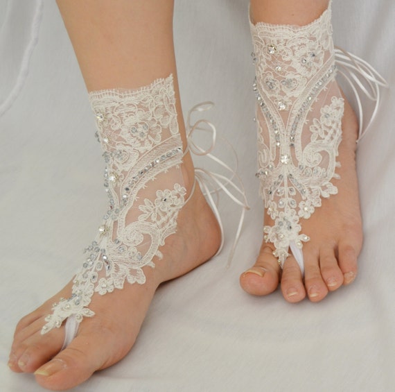 beach shoes bridal sandals lariat sandals wedding by newgloves