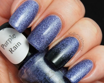 Purple Rain- Fine Glitter Polish