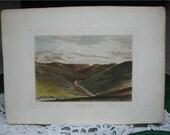 Frederick Lewis H/C Aquatint Scene - Scene from Cumston