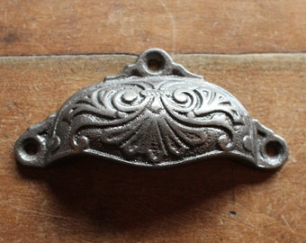 victorian cast iron drawer cup pull handles cabinet drawer cupboard door cup bin pulls - Decorative Drawer Pulls victorian cast iron drawer cup pull handles cabinet drawer cupboard door cup bin pulls - Decorative Drawer Pulls