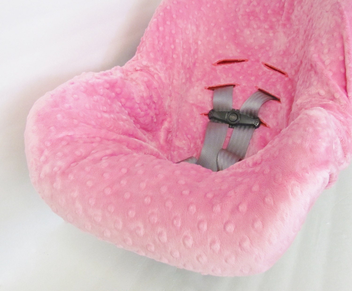 Infant Car Seat Cover liner Minky Dimple Dot liner Infant