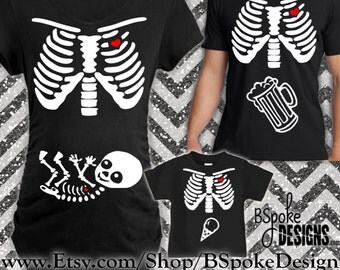 skeleton chest hoodie