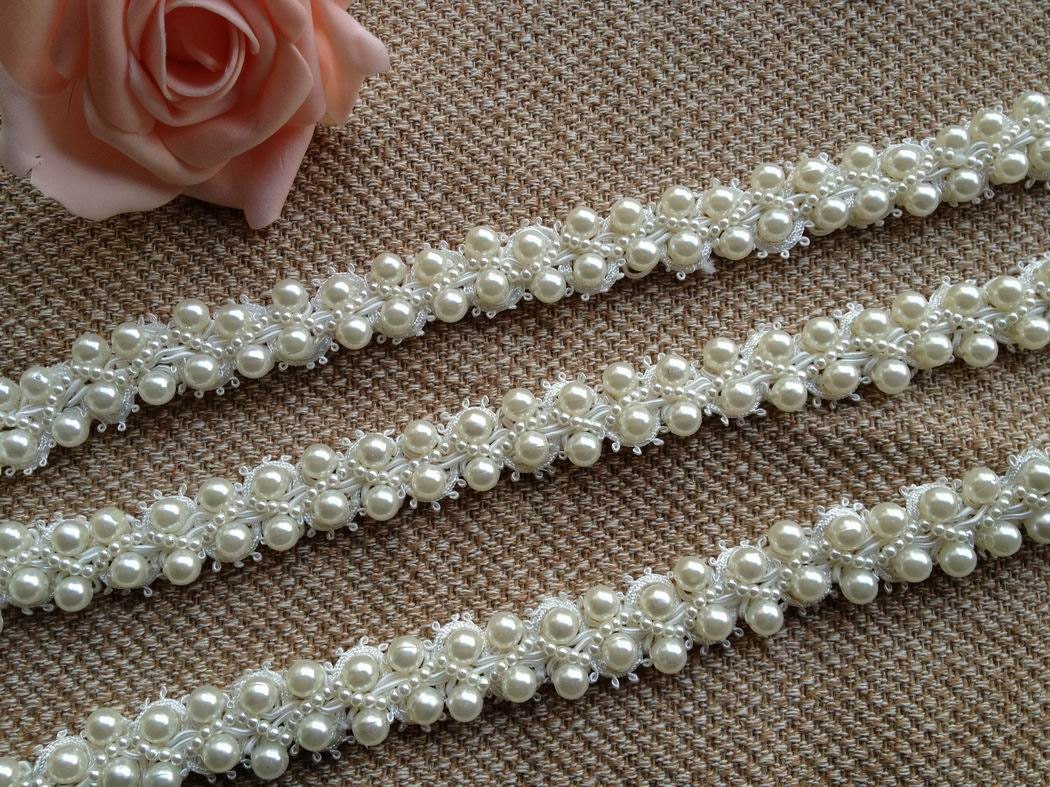 beaded bridal trim