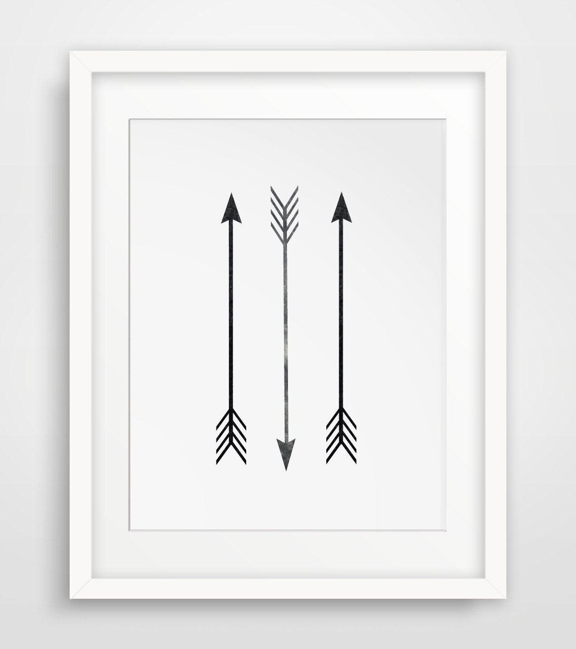 Printable Art Arrow Print Arrow Decor Black by MelindaWoodDesigns