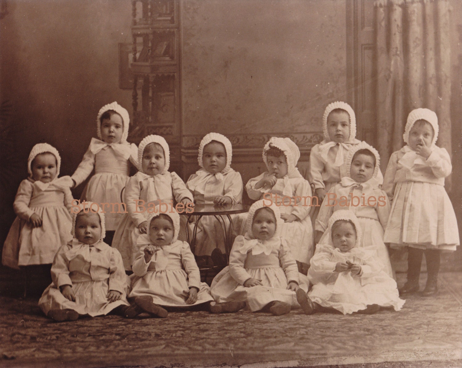 Late 1890's Galveston Texas Ursuline Convent Orphans