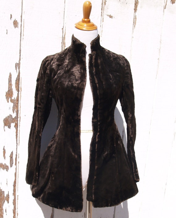 Price Reduced//Faux Seal Skin//Jacket//Dress Coat// Mid to