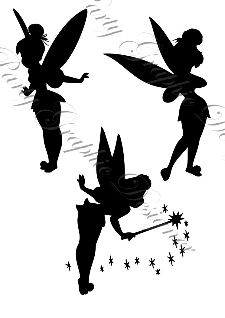 Download tinkerbell silhouette