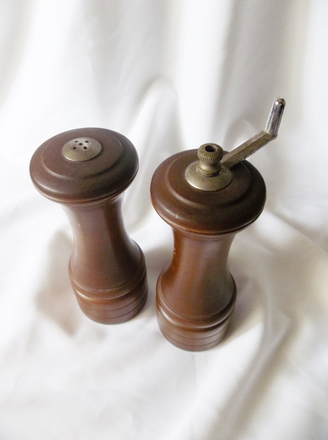 Wooden Salt and Pepper Shakers Mid Century Haute Juice
