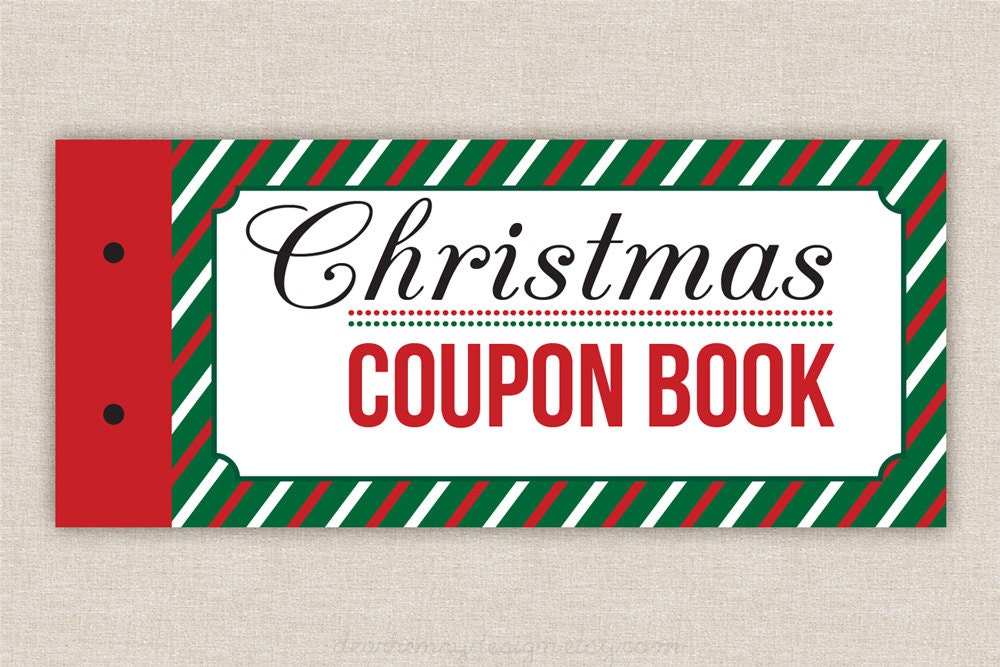 Printable Coupons Blank Christmas Coupon Book Love Coupons