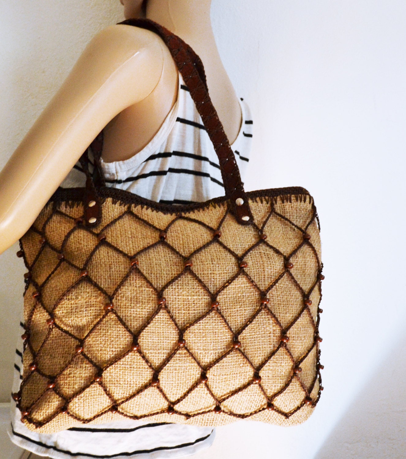 small fishnet bags